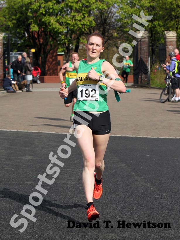 Vicky Hindson (Wallsend Harriers), Terry O'Gara Memorial 5k Road Race organised by Wallsend Harriers.